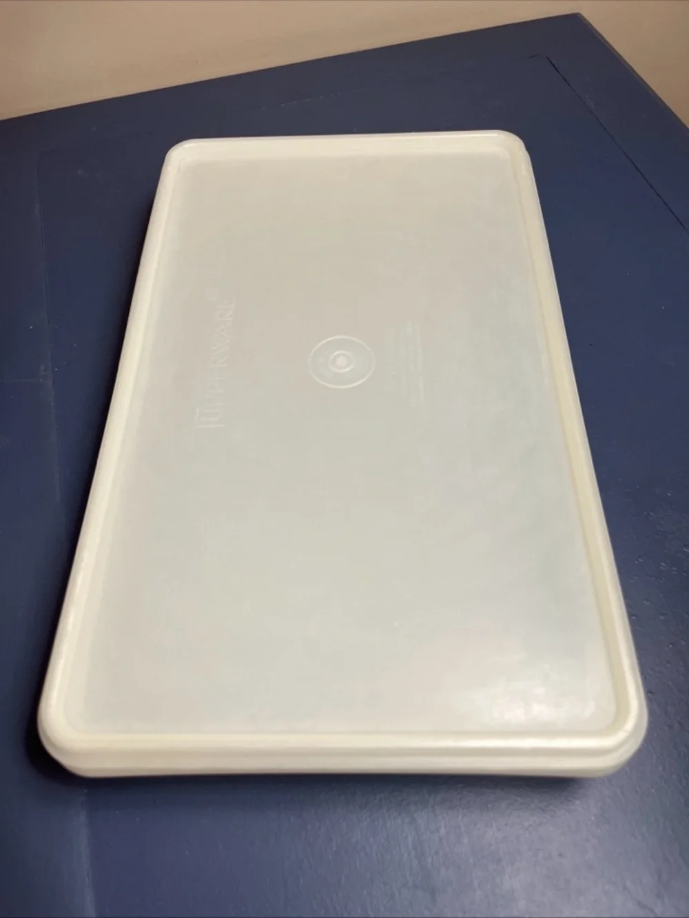 Tupperware White Rectangular Storage Lid